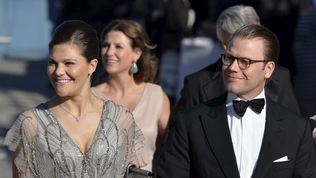 Kronprinzessin Victoria und Prinz Daniel strahlen um die Wette. Kronprinzessin Victoria und Prinz Daniel strahlen um die Wette.