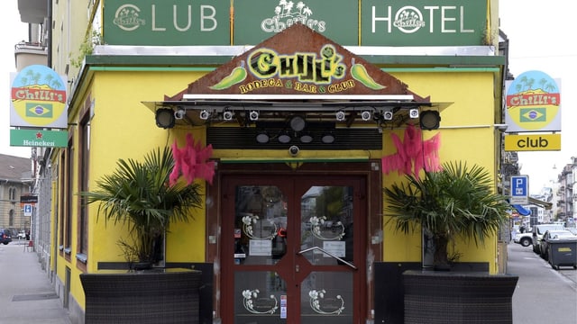 Nachtclub Chilli's im Zürcher Kreis 4. Nachtclub Chilli's im Zürcher Kreis 4.