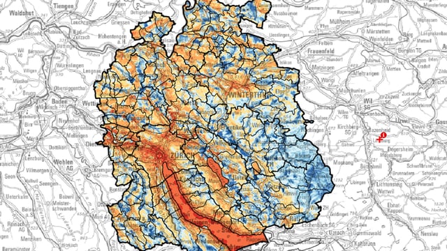 Klimaanalysekarte des Kantons Zürich Klimaanalysekarte des Kantons Zürich