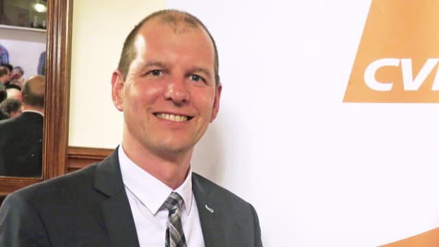 Porträt des Obwaldner Politikers Michael Siegrist. Porträt des Obwaldner Politikers Michael Siegrist.