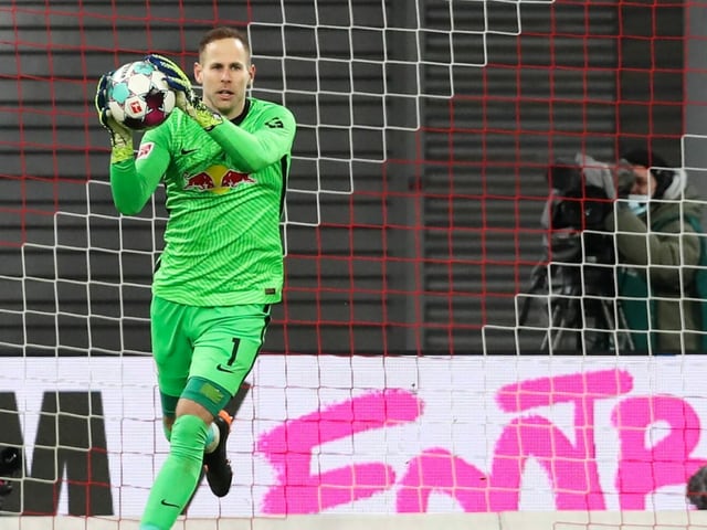 Leipzig-Keeper Peter Gulacsi. Leipzig-Keeper Peter Gulacsi.