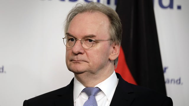 CDU-Ministerpräsident von Sachsen-Anhalt, Rainer Haseloff CDU-Ministerpräsident von Sachsen-Anhalt, Rainer Haseloff
