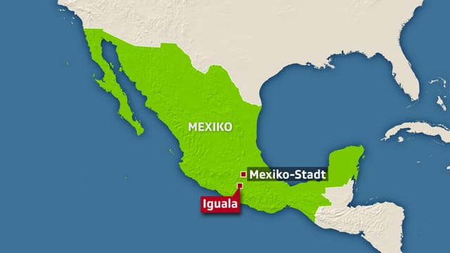 Mexico-Karte Mexico-Karte