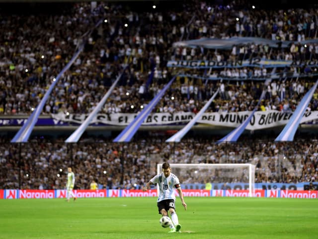 Das Bombonera-Stadion in Buenos Aires. Das Bombonera-Stadion in Buenos Aires.