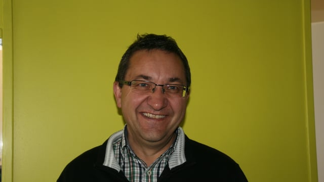Il president communal da Mustér Francestg Cajacob. Il president communal da Mustér Francestg Cajacob.
