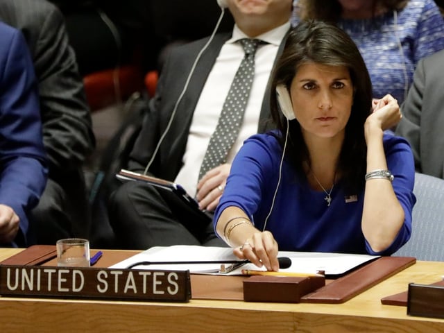 Nikki Haley. Nikki Haley.
