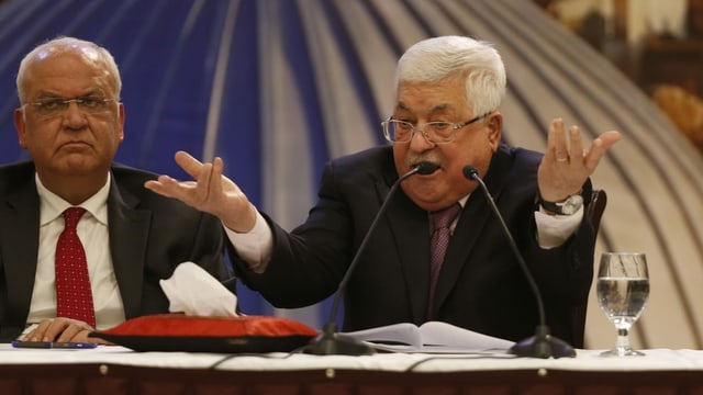 Abbas und ein weiterer Mann. Abbas und ein weiterer Mann.