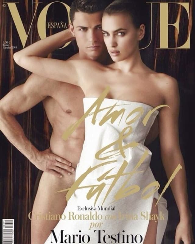 Cristiano Ronaldo und Irina Shayk zusammen auf dem «Vogue»-Cover. Cristiano Ronaldo und Irina Shayk zusammen auf dem «Vogue»-Cover.