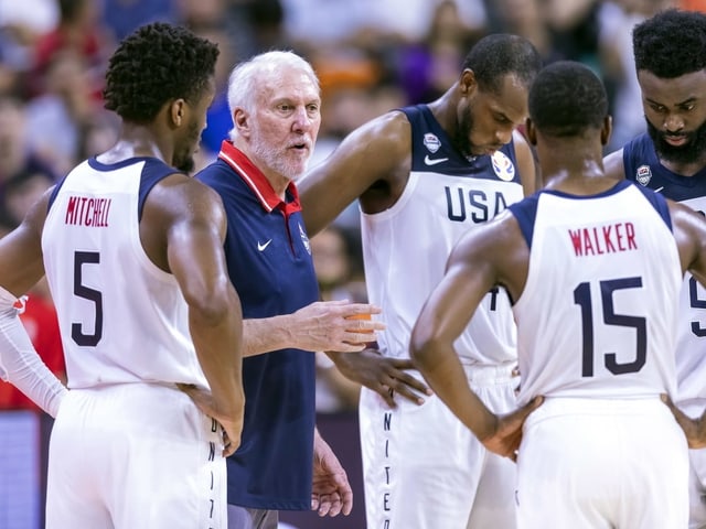 US-Trainer Gregg Popovich. US-Trainer Gregg Popovich.
