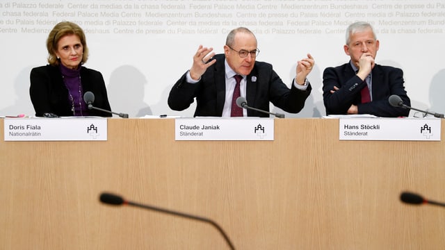Die GPKs stellen den Bodluv-Bericht vor. Die GPKs stellen den Bodluv-Bericht vor.