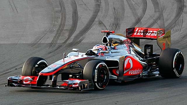 Ein Formel 1-Rennwagen Ein Formel 1-Rennwagen
