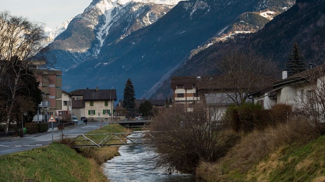 Der Grossgrundkanal bei Visp Der Grossgrundkanal bei Visp