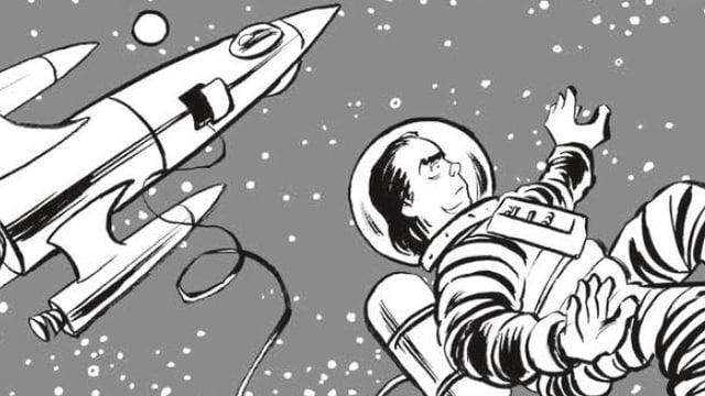 Comic: Nick Cave im Weltall Comic: Nick Cave im Weltall