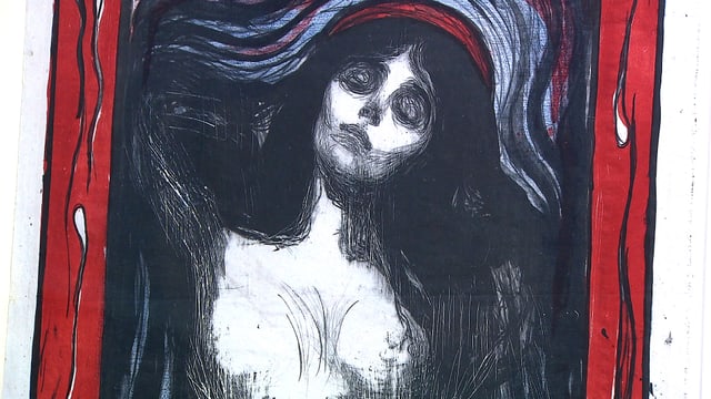 Bild des Bildes «Madonna» von Edvard Munch. Bild des Bildes «Madonna» von Edvard Munch.