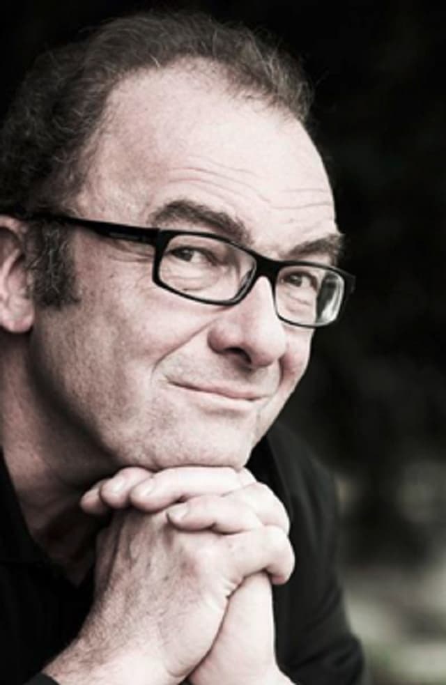 Gesicht des österreichischen Autors Robert Menasse Gesicht des österreichischen Autors Robert Menasse