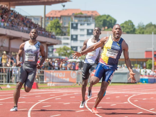 Alex Wilson highlights the Swiss records of more than 100 and 200 meters. Alex Wilson highlights the Swiss records of more than 100 and 200 meters.