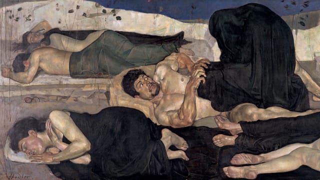 Ferdinand Hodler: Die Nacht (1889/90) Ferdinand Hodler: Die Nacht (1889/90)