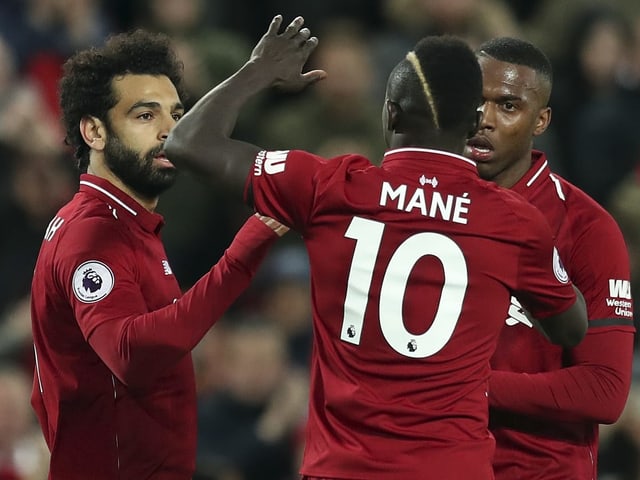 Mohamed Salah und Sadio Mané sichern sich je 2 Treffer. Mohamed Salah und Sadio Mané sichern sich je 2 Treffer.