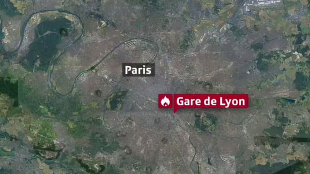 Karte von Paris. Karte von Paris.