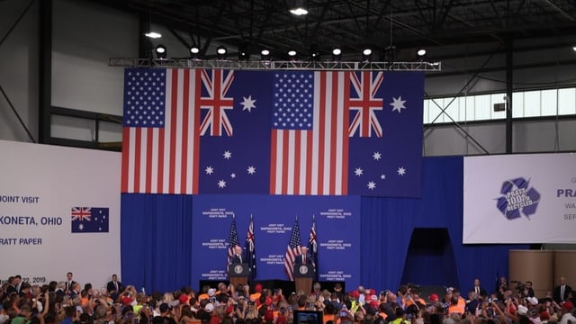 Die USA und Australien: Ende September traffen sich US-Präsident Donald Trump und der australische Premier Scott Morrison in Washington. Die USA und Australien: Ende September traffen sich US-Präsident Donald Trump und der australische Premier Scott Morrison in Washington.