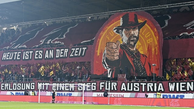 Choreo bei Austria - Rapid.