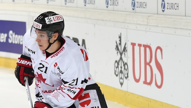 Mason Raymond, hier mit Team Canada am Spengler Cup. Mason Raymond, hier mit Team Canada am Spengler Cup.