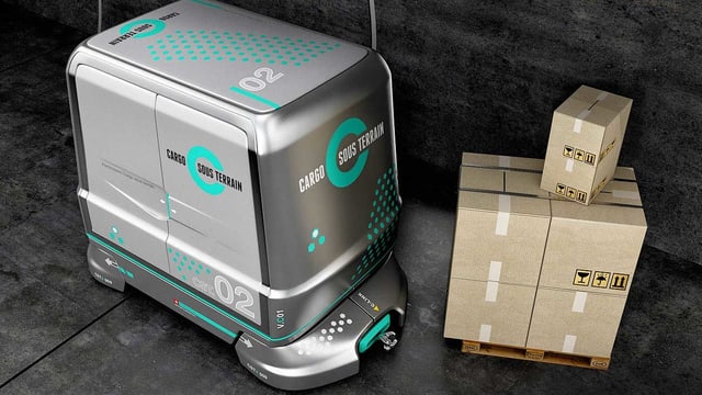3D-Modell eines CST-Fahrzeugs 3D-Modell eines CST-Fahrzeugs