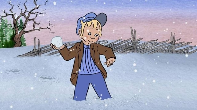 Michel von Löneberga im Schnee Michel von Löneberga im Schnee