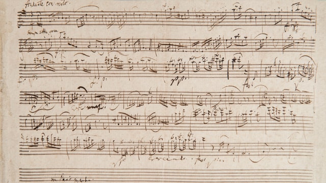 Selbstgeschriebene Musiknoten Selbstgeschriebene Musiknoten