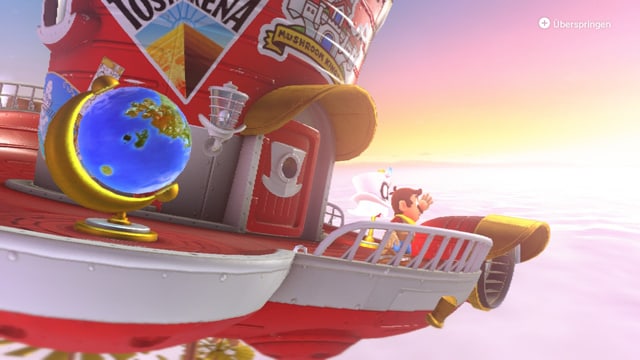 Odyssee nennt Mario sein fliegendes zu Hause. Odyssee nennt Mario sein fliegendes zu Hause.