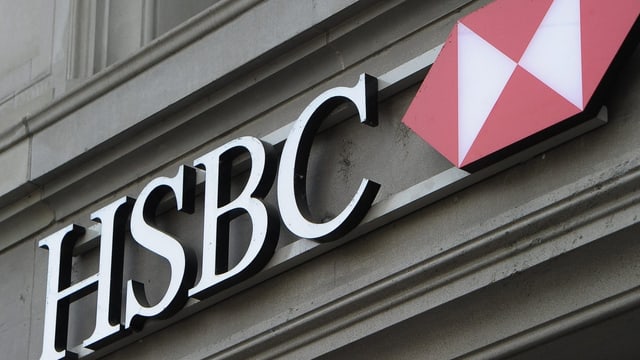Das Logo von HSBC Das Logo von HSBC