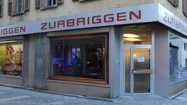 Aussenansicht eines Gechäftes. Aussenansicht eines Gechäftes.