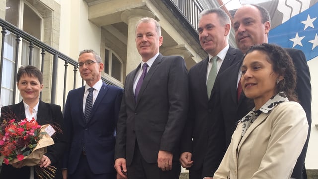 Die neue Aargauer Regierung am 27. Nov. 2016. Die neue Aargauer Regierung am 27. Nov. 2016.