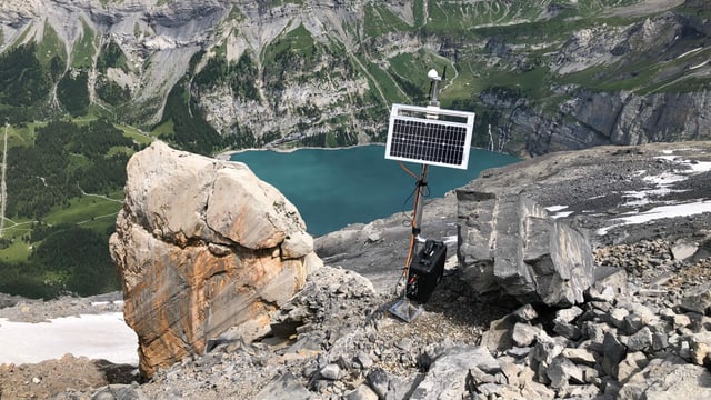 Messstation auf dem Berg. Messstation auf dem Berg.