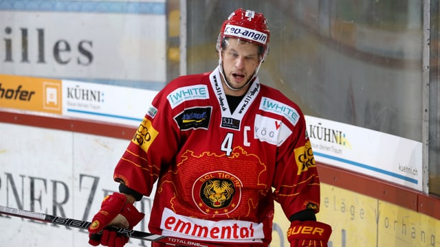 Martin Steller im Trikot der SCL Tigers. Martin Steller im Trikot der SCL Tigers.
