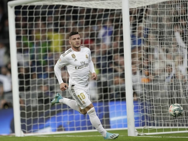 Luka Jovic von Real Madrid. Luka Jovic von Real Madrid.