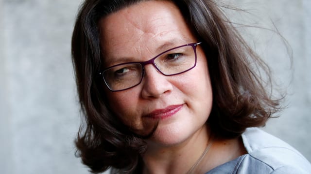 SPD-Chefin Andrea Nahles. SPD-Chefin Andrea Nahles.