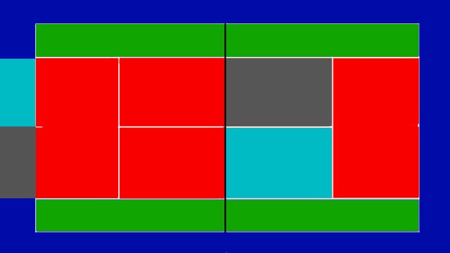 Aufschlag beim Tennis Aufschlag beim Tennis