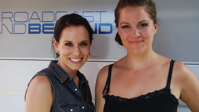 Rebecca Villiger und Heidi Happy. Rebecca Villiger und Heidi Happy.