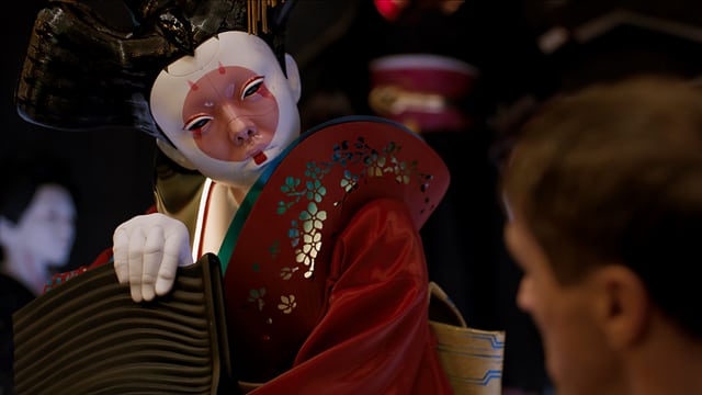 Eine Roboter-Geisha aus der nahen Zukunft. Eine Roboter-Geisha aus der nahen Zukunft.