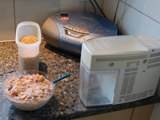 Müesli mit Früchten.