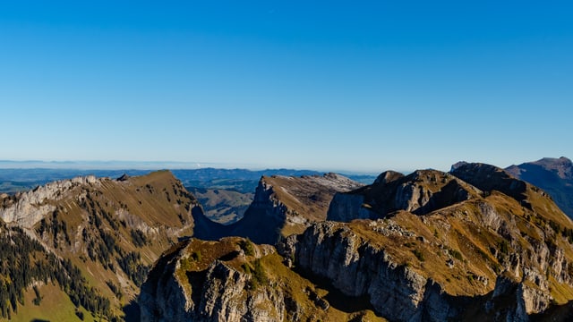 Blick ins Flachland. Blick ins Flachland.