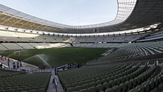 Das WM-Stadion Castelao in Fortaleza. Das WM-Stadion Castelao in Fortaleza.