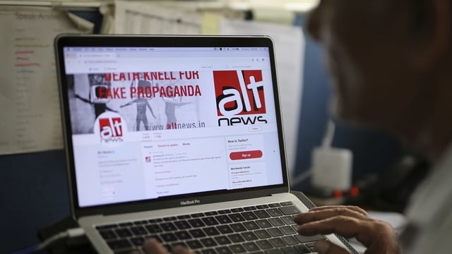 Fake News ist im indischen Wahlkampf ein neues Phänomen. Fake News ist im indischen Wahlkampf ein neues Phänomen.