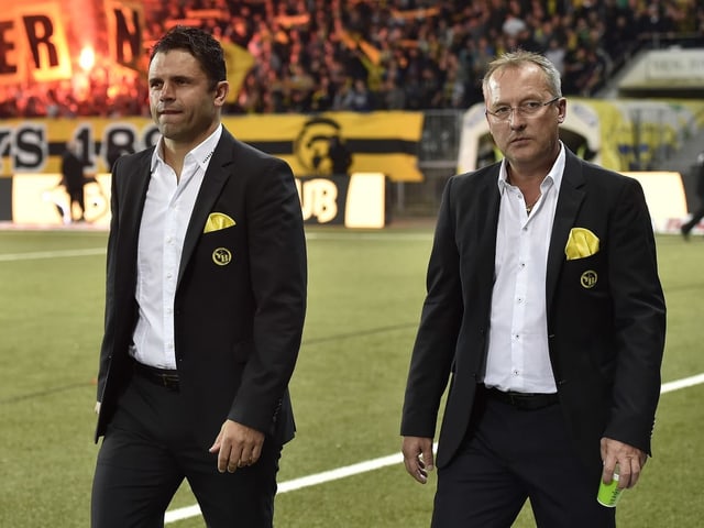 Uli Forte und Fredy Bickel. Uli Forte und Fredy Bickel.