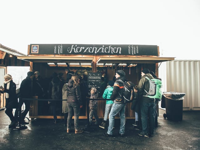 Kerzenzieh-Stand