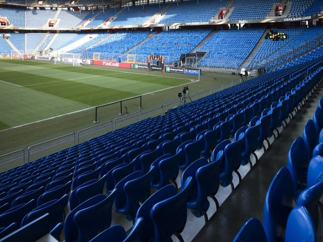 Blick in den Basler St. Jakob-Park Blick in den Basler St. Jakob-Park