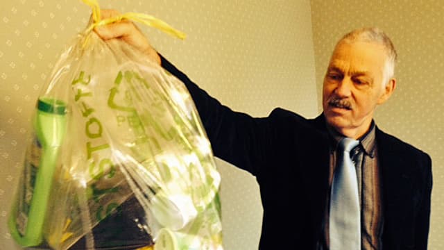 Toni Kappeler macht sich für das Plastik-Recycling stark (03.12.2014)