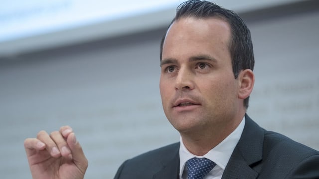 Porträt von Ständerat Damian Müller. Porträt von Ständerat Damian Müller.