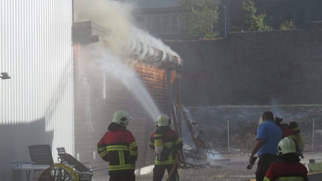 Feuerwehr im Einsatz. Feuerwehr im Einsatz.